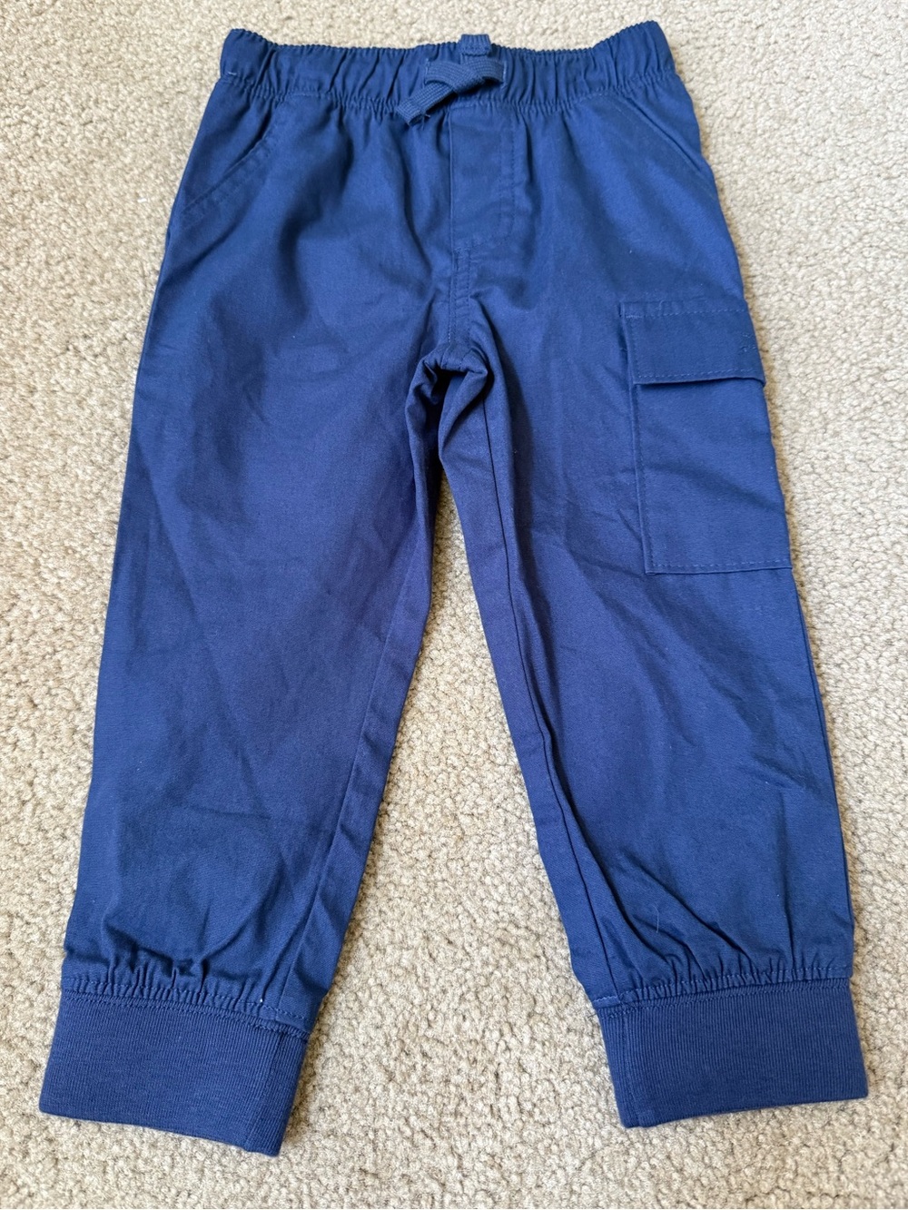Carter’s Navy Cargo Jogger Pants for Kids - Comfortable Everyday Bottoms Size 3T